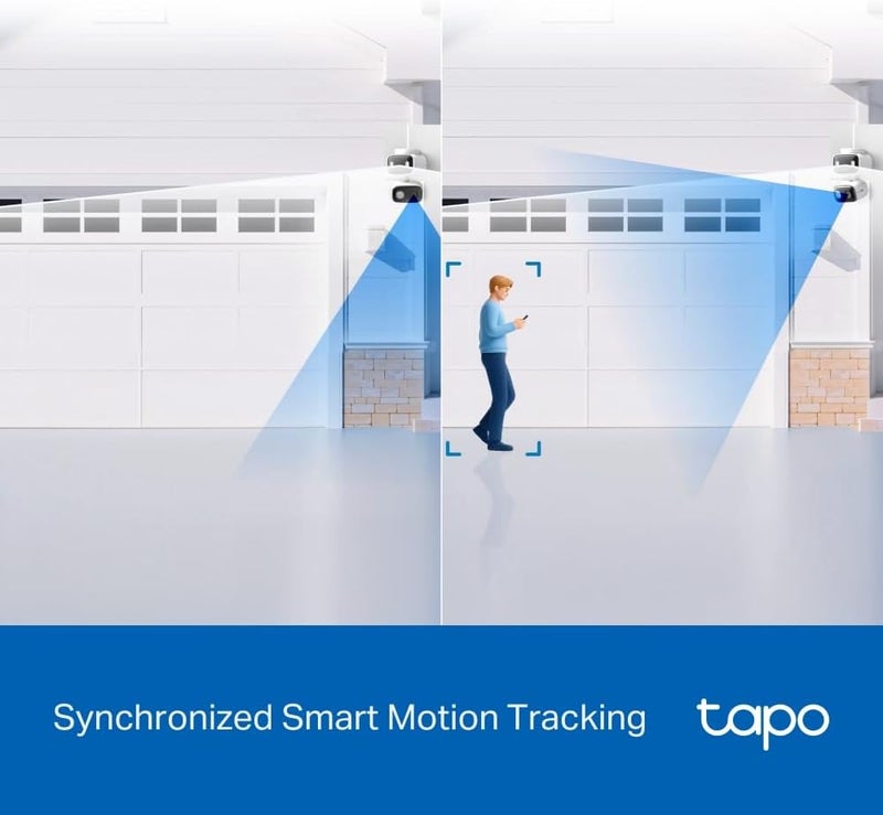 tapo 2K 3MP Indoor/Outdoor Dual Lens Pan/Tilt Security Camera – 125° Wide-Angle + 6mm Telephoto, Free Person/Vehicle Detection, 360° View, SD/Cloud, Works w/Alexa & Google Assistant – HybridCam Duo - Image 5